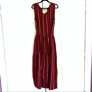 SOLD - ACE & JIG Julien Dress in Garnet